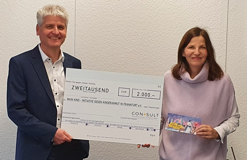 CONSULT unterstützt den Verein „MAIN KIND“ in Frankfurt am Main